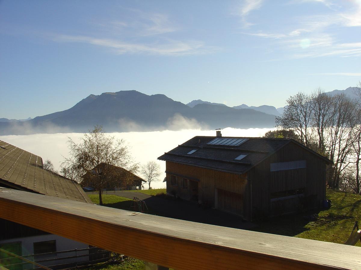 Ferienwohnung Ferienbauernhof Schneider Schwarzenberg im Bregenzerwald Exterior foto